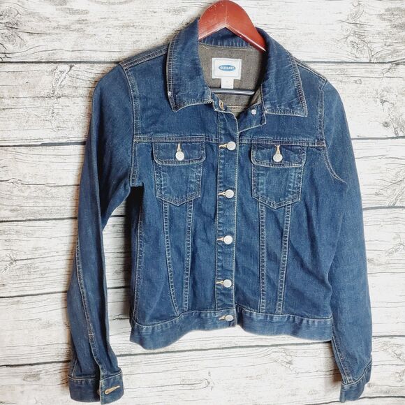 Junior's Old Denim Jacket Size Medium - Picture 1 of 7